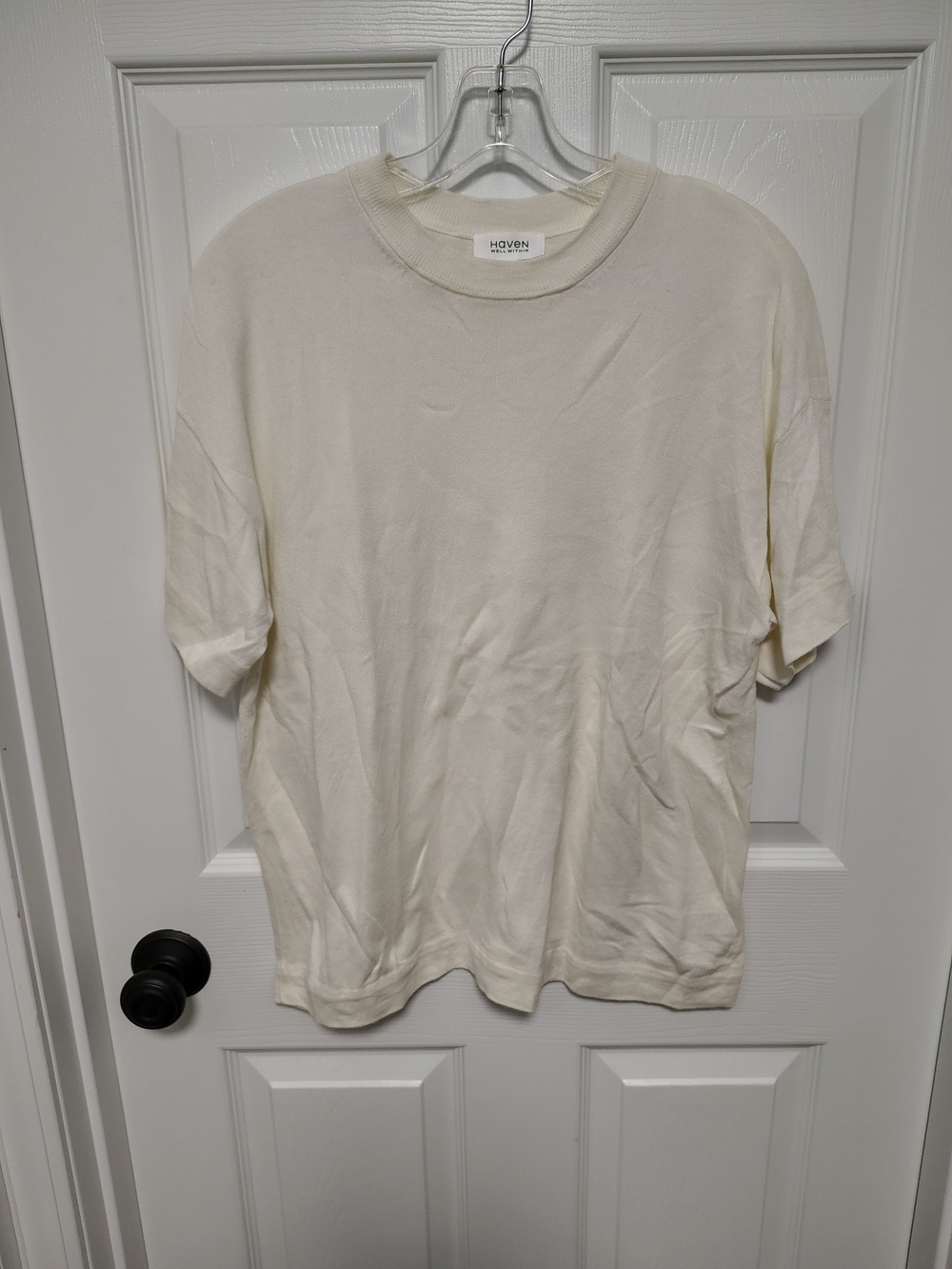 Have Women's Short Sleeve Crewneck Tee in Cream